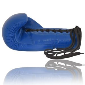 Rękawice Bokserskie XPUNCH XBLUE LACE Niebieskie, Sznurowane