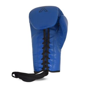 Rękawice Bokserskie XPUNCH XBLUE LACE Niebieskie, Sznurowane