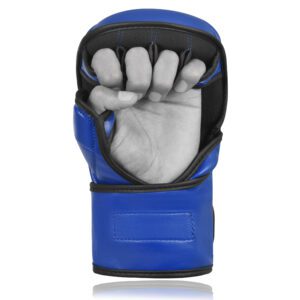 Rękawice do MMA XPUNCH ShooterBLUE Niebieskie - obrazek 4