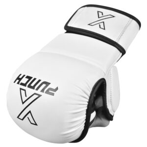 Rękawice do MMA XPUNCH ShooterWHITE Białe
