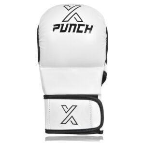 Rękawice do MMA XPUNCH ShooterWHITE Białe