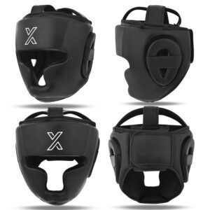 Kask Bokserski, MMA, Treningowy XPunch GuardianBLACK, Czarny