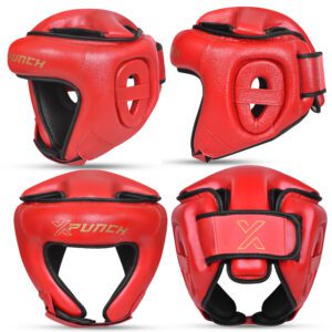 Kask Bokserski, MMA, Treningowy XPunch GuardianRED, Czerwony