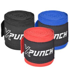 Owijki Bokserskie XPUNCH XWRAP BLACK, Czarne Bandaże Bokserskie - obrazek 3