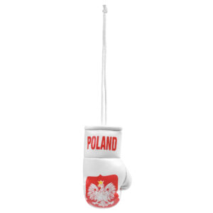 Zawieszka do samochodu Rękawica Bokserska XPUNCH POLSKA | Brelok Sportowy dla Fanów boksu i MMA | 1 szt.