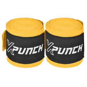 Owijki Bokserskie XPUNCH XWRAP YELLOW, Żółte Bandaże Bokserskie