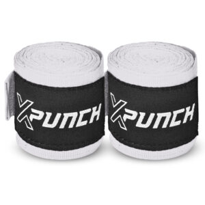 Owijki Bokserskie XPUNCH XWRAP WHITE, Białe Bandaże Bokserskie