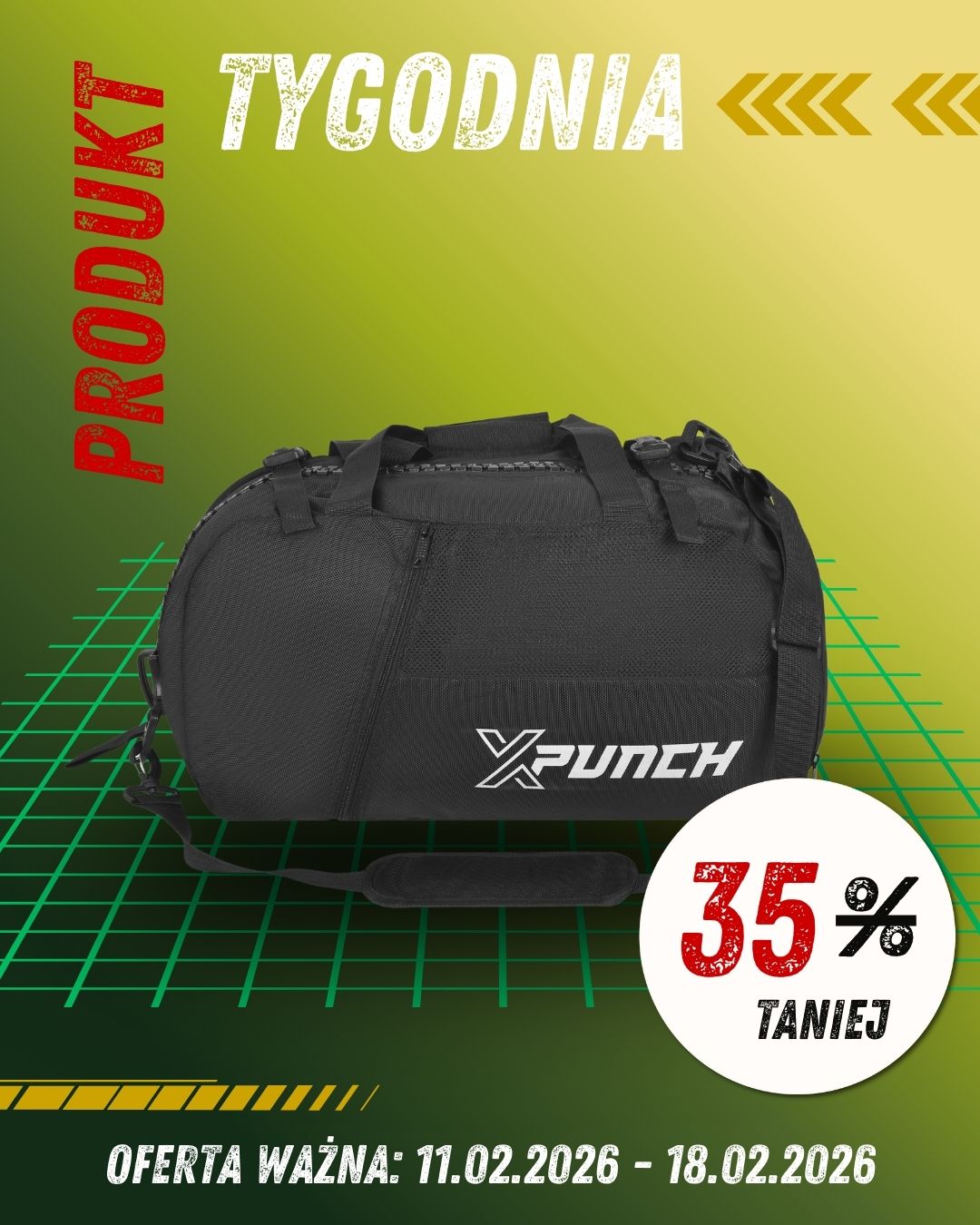 xpunch produkt tygodnia warrior torba